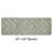 Branston 100% Cotton 1990 GSM Tufted Bath Rug with Non-Slip Backing, OEKO-TEX Certified, Machine Washable, Luxurious Chevron Pattern, Ultra Soft & Absorbent Bathroom Rug, 20" x 60" Runner, Dark Sage-515229819-515229817
