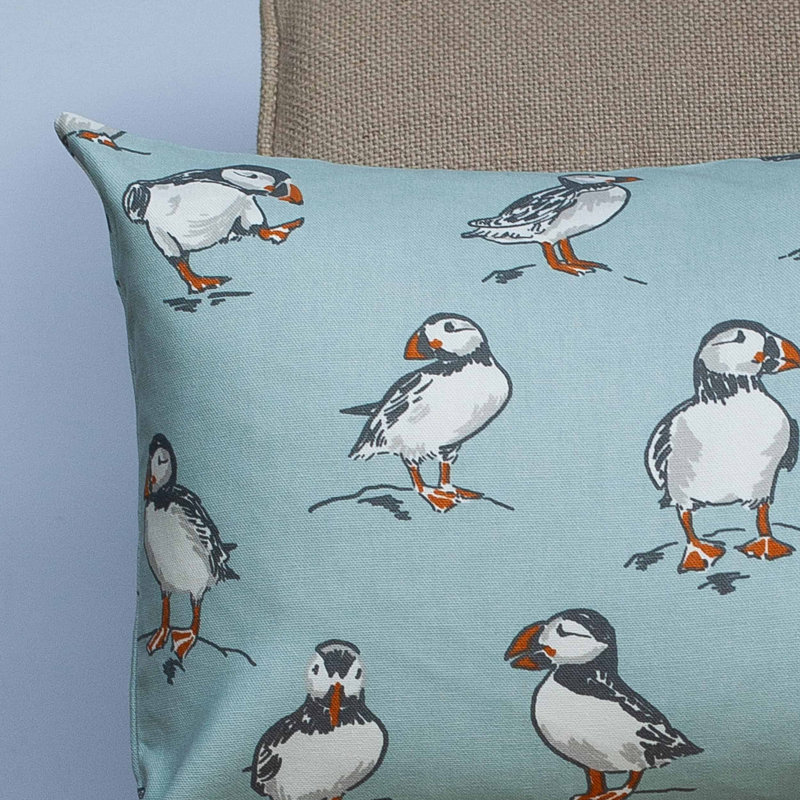 Blue Cushion, 43x30cm, Synthetic filled