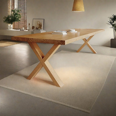 Nature's choice of solid wood dining table