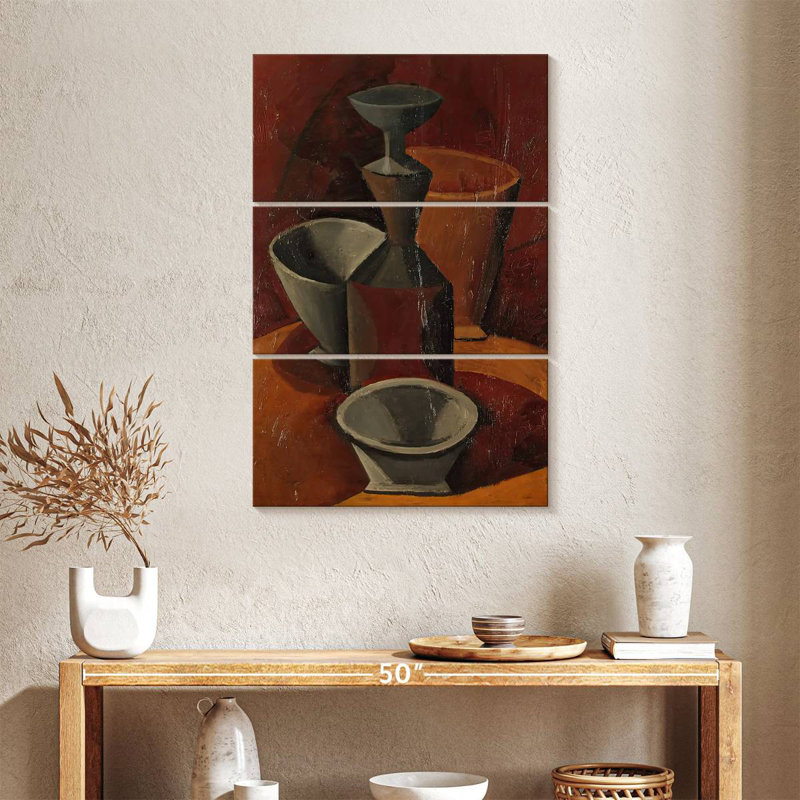 Avery Pitcher And Bowls, 38" H x 24" W