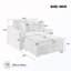 Chaise longue avec coussins et rangement caché-346912566