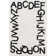 Alphabet SpinCleanhable Rug