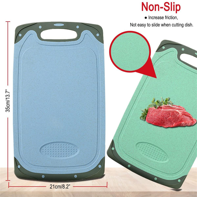 3-Piece Plastic Chopping Board Set