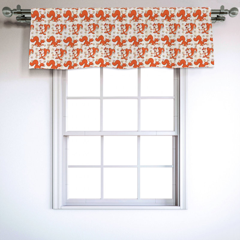 Sateen Ruffled Window Valance