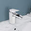 Robinet de salle de bain monocorps à poignée simple en nickel brossé F4HK0301-88624478