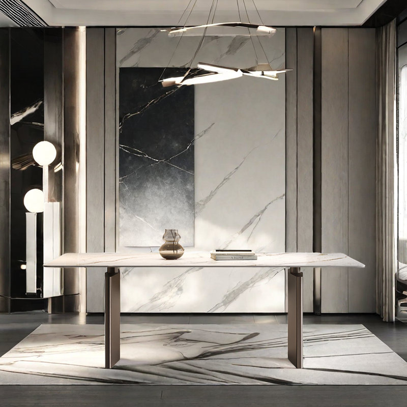 Verka Dining Table, 29.5"H x 35.4"L x 70.8"W