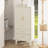 53.5" Tall Mid Century Modern Storage Cabinet With 2 Adjustable Shelves, 2 Drawers-1983526388