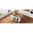54inch Large Kitchen Island with Rubber Wood Drop Leaf-979072807