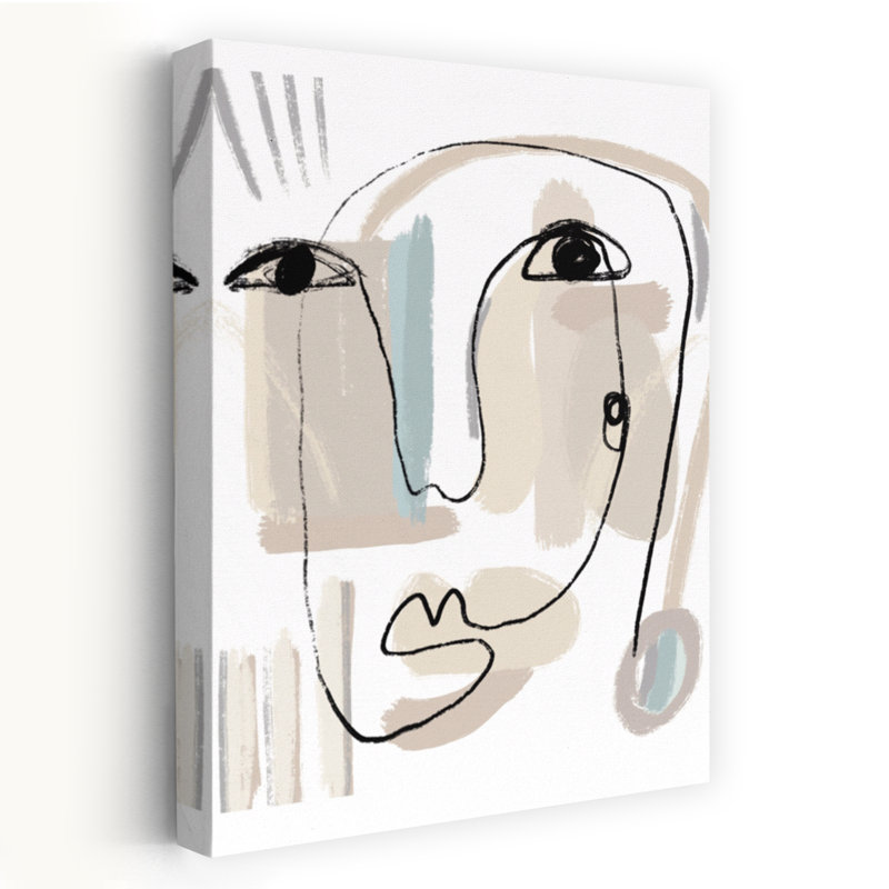 Art mural abstrait contemporain contemporain, 60" H x 40" W