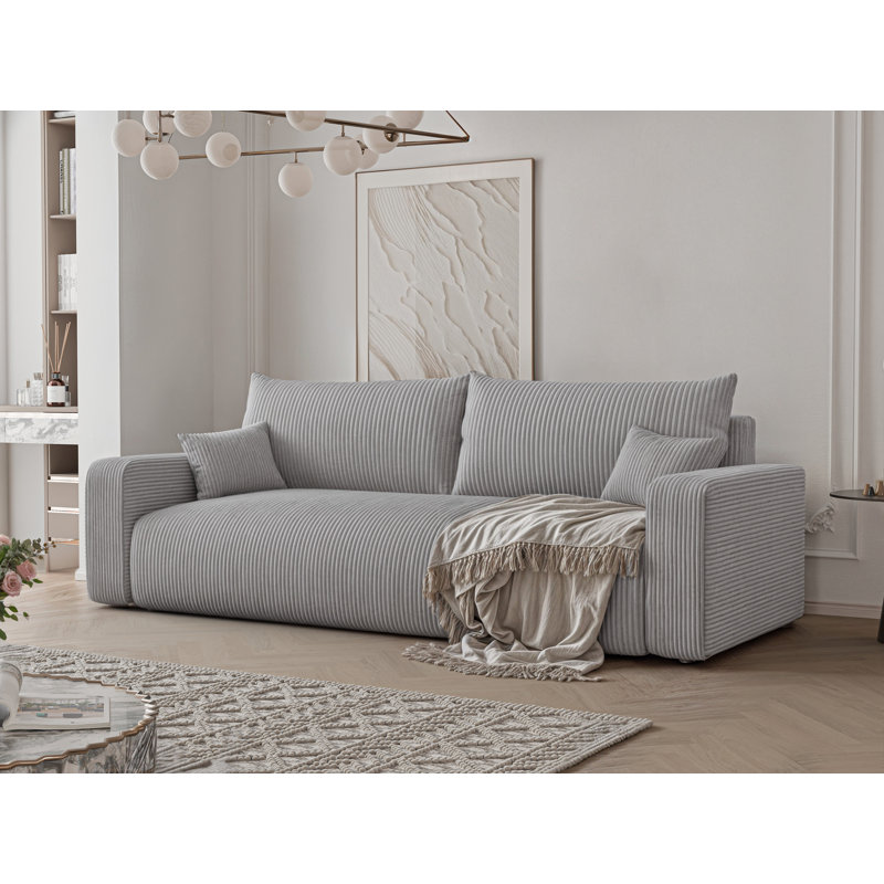 3 Seater Sofa, Light Grey