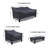 Boling Acacia Outdoor Conversation Set Group Seating Patio Furniture Covers
