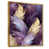 Toile avec cadre flottant or