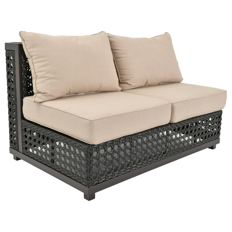 53.93'' Wide Rectangle Loveseat with Sunbrella® Cushions
