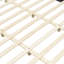 Lit plateforme tapissier avec tête de lit épaisse Boucle, pieds en bois massif, blanc-641353158-641353178