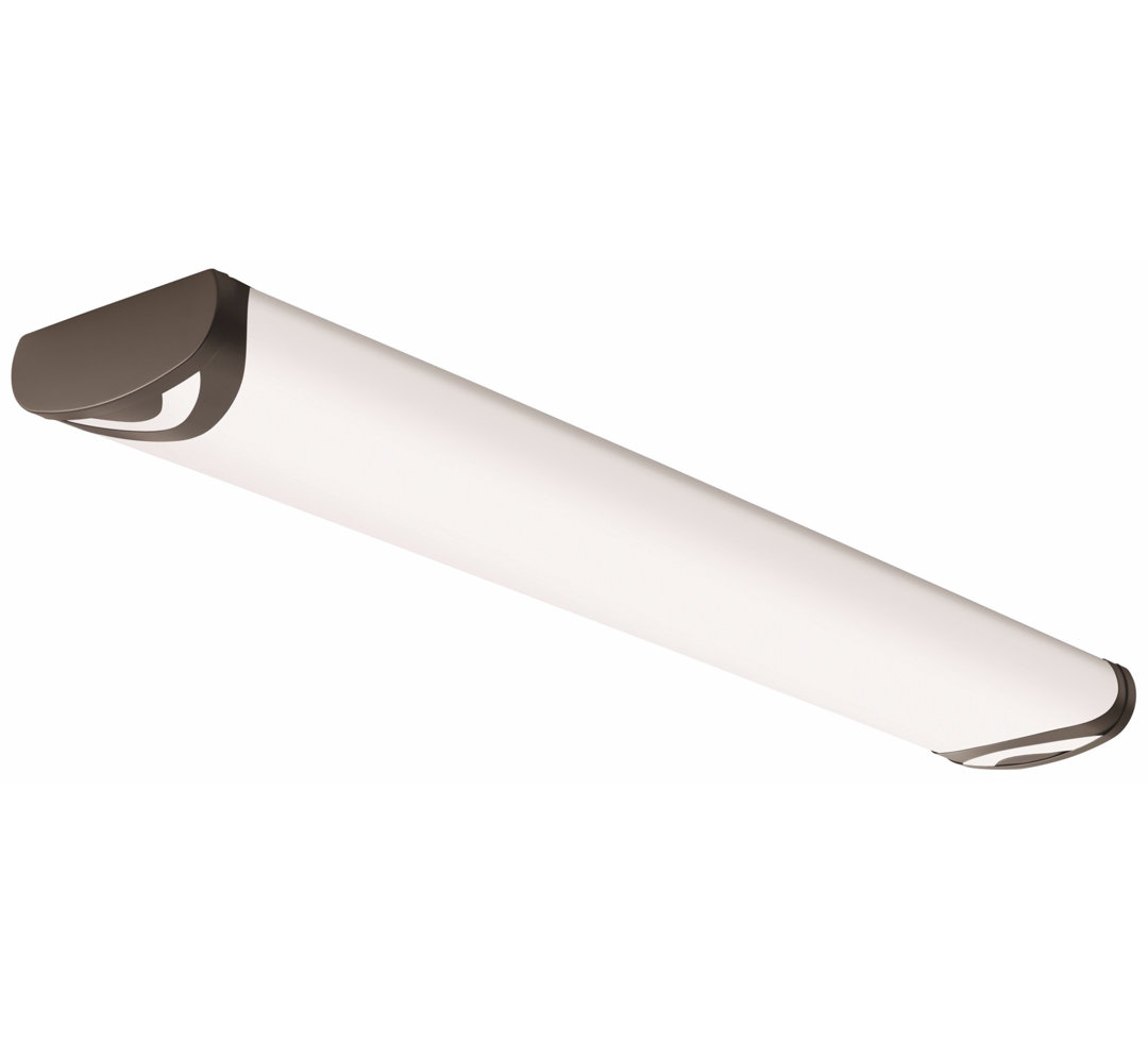 Bommerang 1 - Light 47.56" Unique/Statement Rectangle LED Flush Mount Lithonia Lighting Bulb 