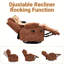 93cm Wide Chenille Standard Recliner with Massager-204539759