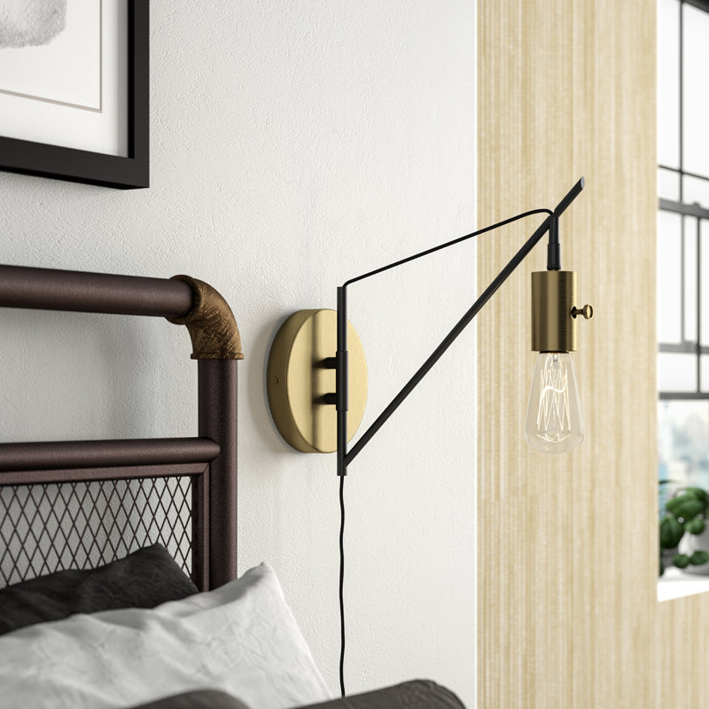 Lakitta Plug-in Armed Sconce