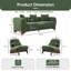 Cloud 5-Person Modern Sherpa Living Room Set-2010008384