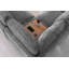 Canapé modulaire en tissu 141,5 po Chenille-412282875