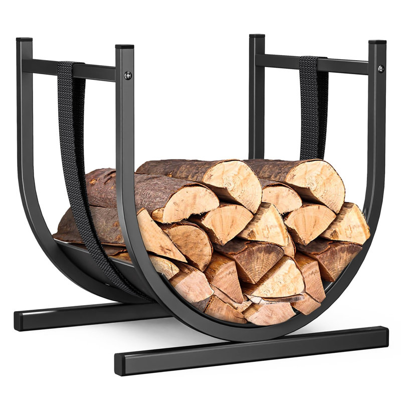 41cm W Metal Log Rack