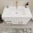 35.4" Wall-Mounted Single Bathroom Vanity Set-70381329