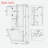 Tall Bathroom Storage Cabinet With Adjustable Shelves, Large Flip-out Basket And Enclosed Cabinets-902109752