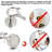 Strong Magnetic Hooks Set of 5 Heavy Duty Magnetic Hanging Hooks for Refrigerator Grill Kitchen Office