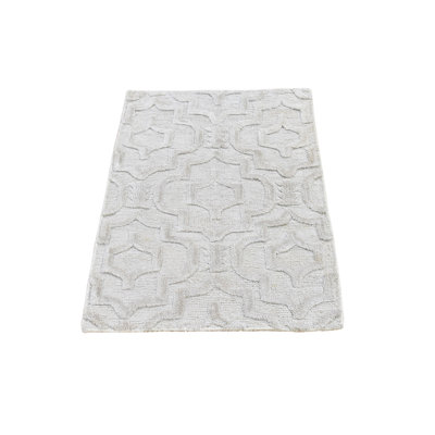 Marylena One-of-a-Kind 2' X 2'10" Wool Area Rug in Ivory
