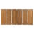 Dorgen Outdoor Acacia Wood Chaise Lounge with 3-Position Adjustable Backrest