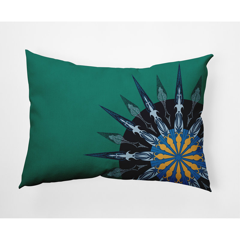  Housse et insert de coussin rectangulaire d'extérieur Sailor Delight, Vert