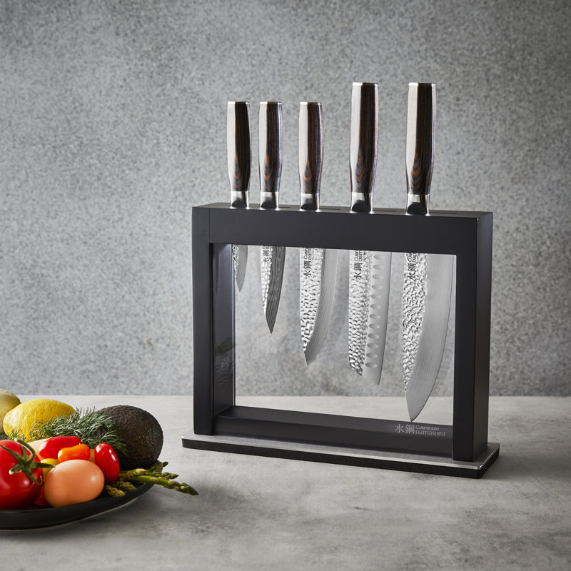 Cuisine::pro® Damashiro EMPEROR® Hisa 6-Piece Knife Block