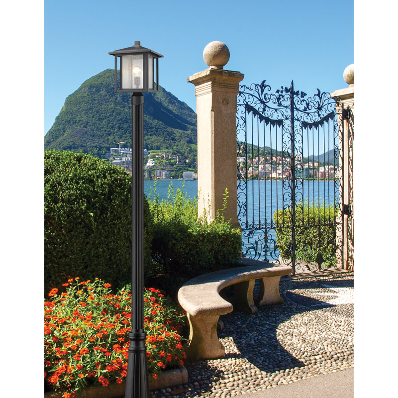 Iwan Lamp Post (Full), Black, 110" H x 11" W x 11" D