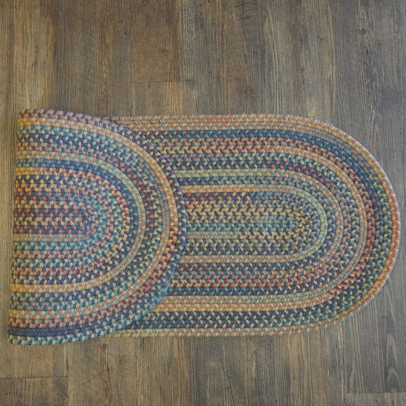Tresse de laine intemporelle, Ovale 2 pi x 9 pi