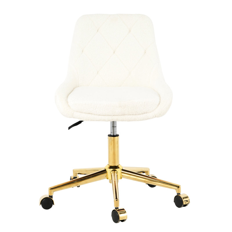 Chaise de salle à manger Modern, Beige, Doré