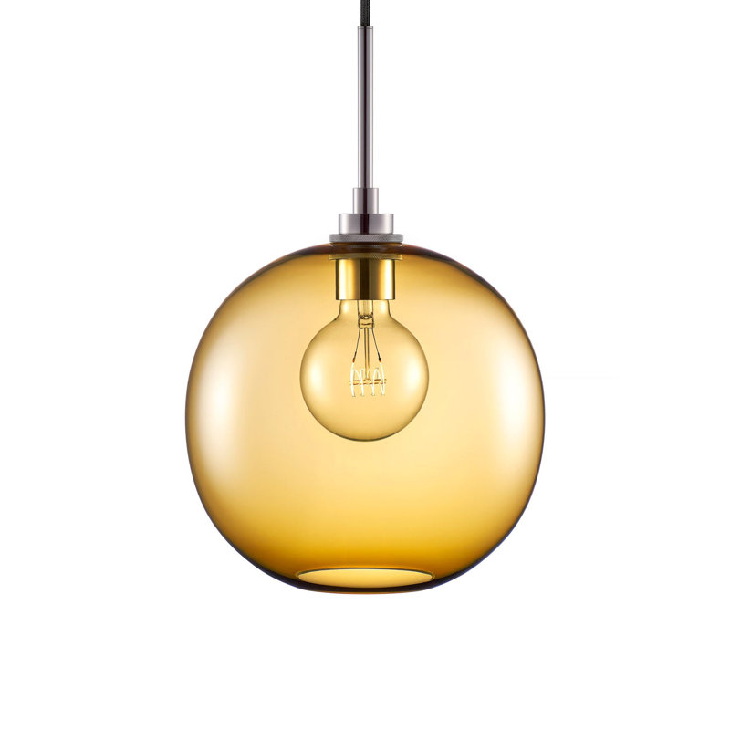 Marquise 1 - Light Pendant, Smoke, Polished Nickel