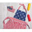 Tudor Striped Cotton Bib Apron