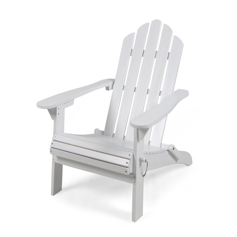 CHAISE ADIRONDack HOLLYWOOD PLIABLE, Blanc