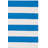 Brookvale Striped Handmade Flatweave Cotton Blue/Ivory Area Rug-17628173