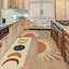 Ensemble de tapis de cuisine Boho comprenant 3 tapis de cuisine antidérapants et lavables Sun Moon Boho