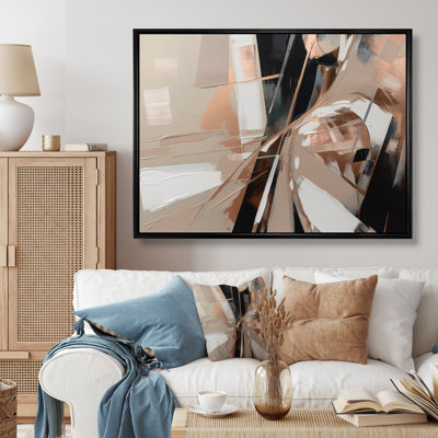 Brown And Black Beyond Boundaries V - Abstract Wall Art