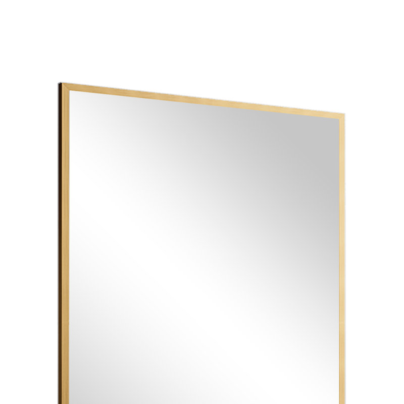 Emma 24"W 36H Bathroom Wall Mirror, Gold