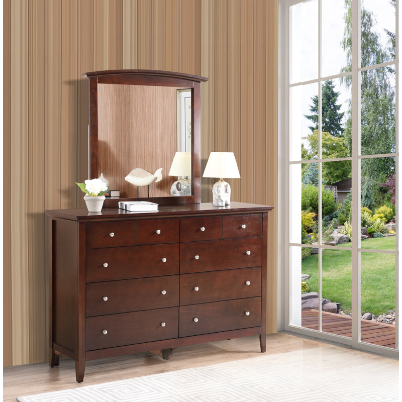 Chene 58'' W 8 - Drawer Dresser, Cappuccino