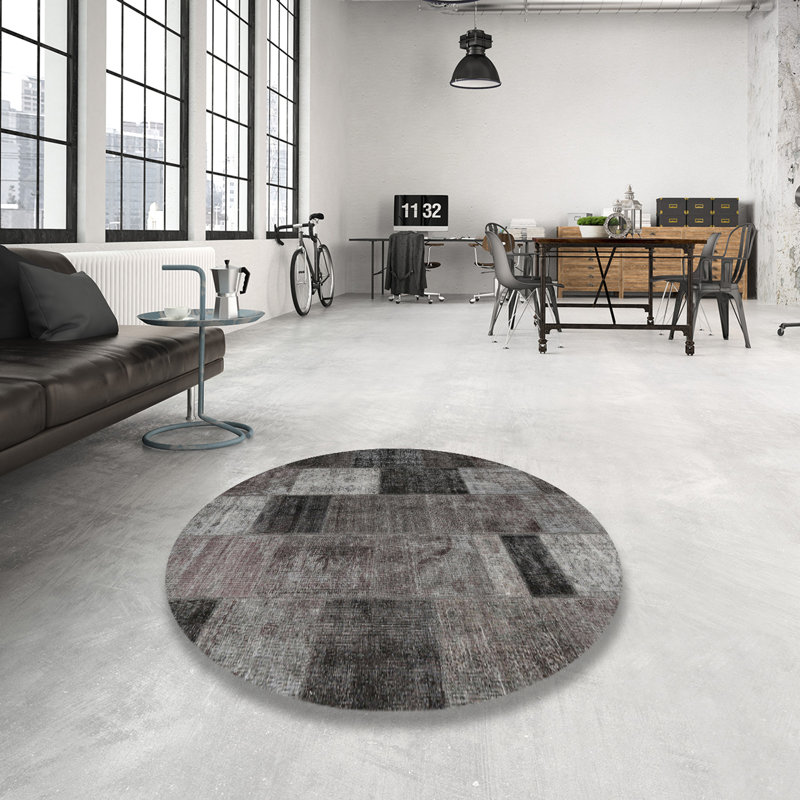 Oriental Indoor Rug, Round 4'