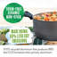 Earthpan Recycled induction Dishwasher Safe Stock Pot with Toughened Glass Lid -28cm / 7.5 Litre