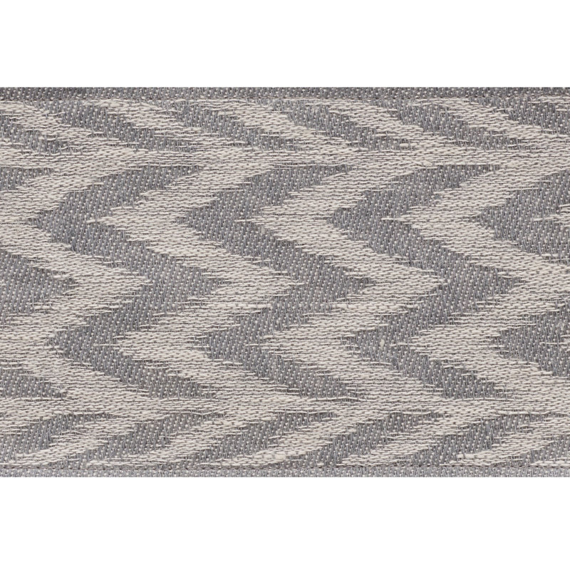 Ruban tissé à chevrons, Gris