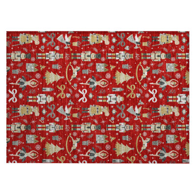 Xhevrie Machine Woven Area Rug