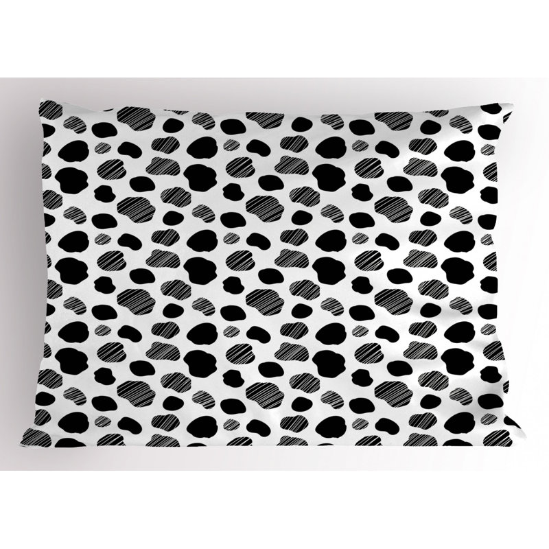 Dots Polyester Sham Set, Twin