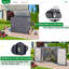 Outdoor Waterproof 5 ft. W x 3 ft. D Metal Flat Storage Shed-110585305