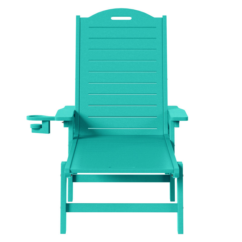 Chaise longue inclinable Brighton, Sarcelle