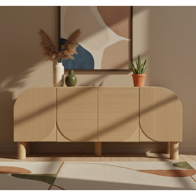 Buffet en bois massif Casablanca, Chêne